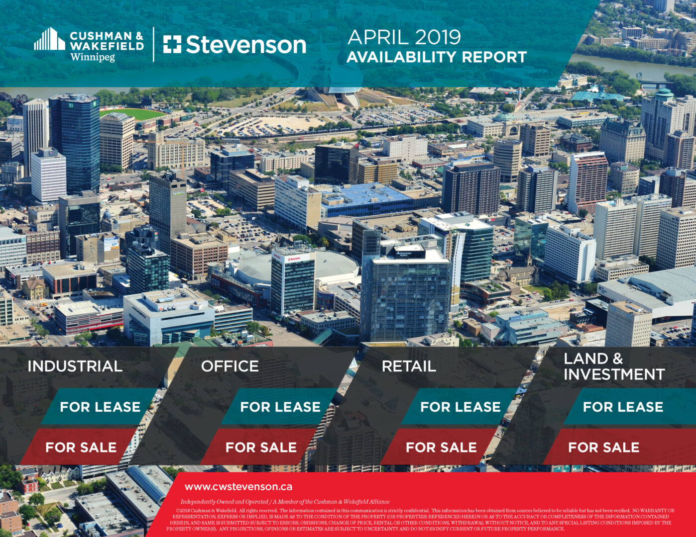 April 2019 availability report in winnipeg, cws cushman wakefield Stevenson